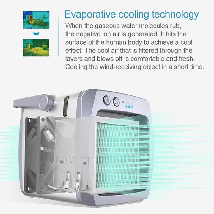 Mini Portable Household USB Refrigeration Air Conditioning Fan Air Cooler | Stornfield