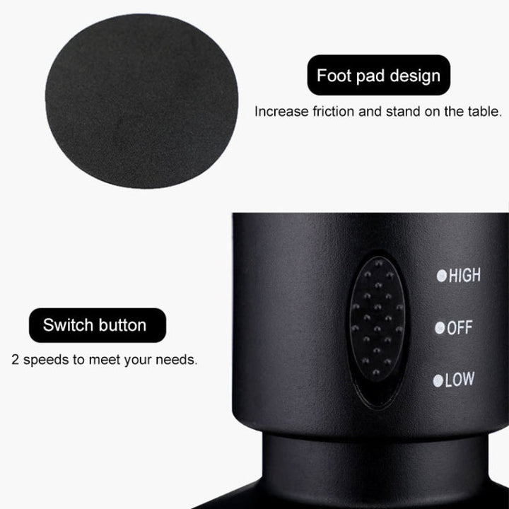 Tower Type USB Electric Fan Leafless Air-conditioning Fan(Black) | Stornfield