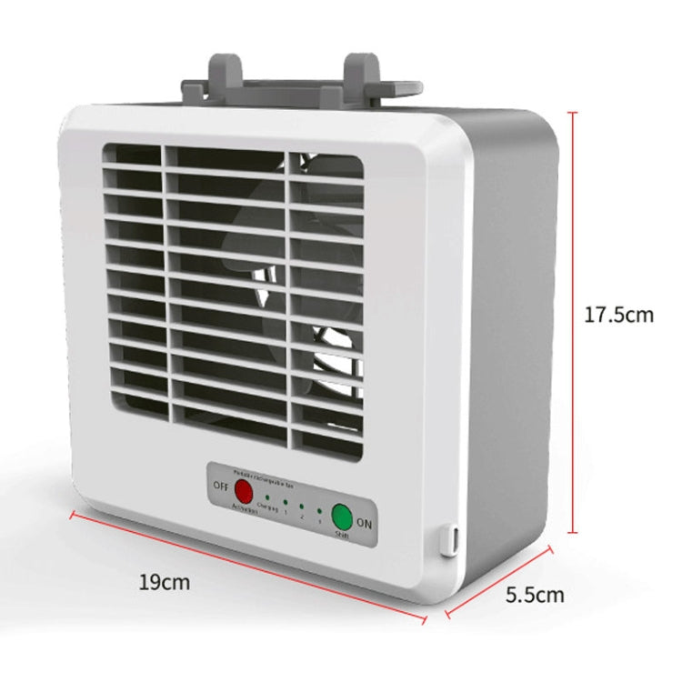 Portable Mini Silent Household Energy Saving Desktop Air Conditioner Fan Electric Air Cooler(White) | Stornfield