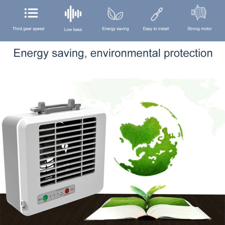 Portable Mini Silent Household Energy Saving Desktop Air Conditioner Fan Electric Air Cooler(White) | Stornfield