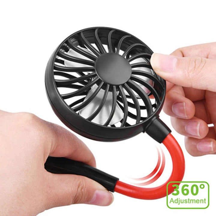 Creative Mini Hanging Neck Type Fan Outdoor LED Fan (Blue) | Stornfield
