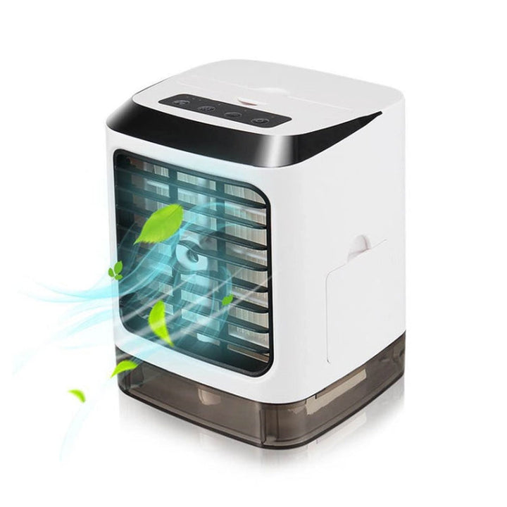 Mini Desktop Cooling Fan Humidifier Air Conditioning Fan Moisturizing Spray Fan(White) | Stornfield