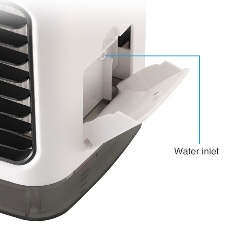 Mini Desktop Cooling Fan Humidifier Air Conditioning Fan Moisturizing Spray Fan(White) | Stornfield