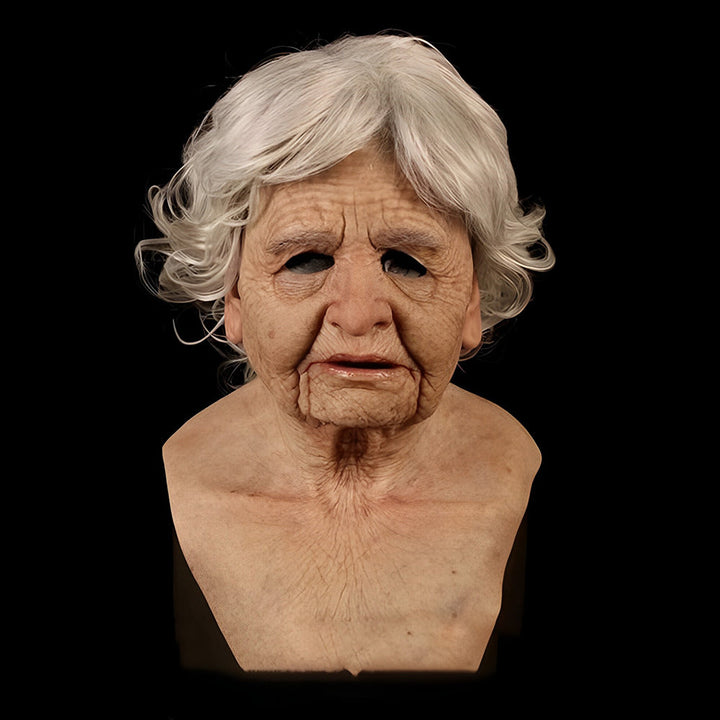 Realistic Old Man Mask – Halloween and Cosplay Latex Mask with Movable Mouth | Stornfield