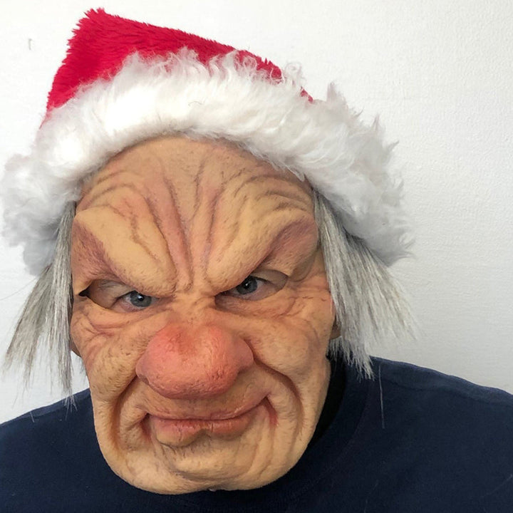 Realistic Old Man Mask – Halloween and Cosplay Latex Mask with Movable Mouth | Stornfield