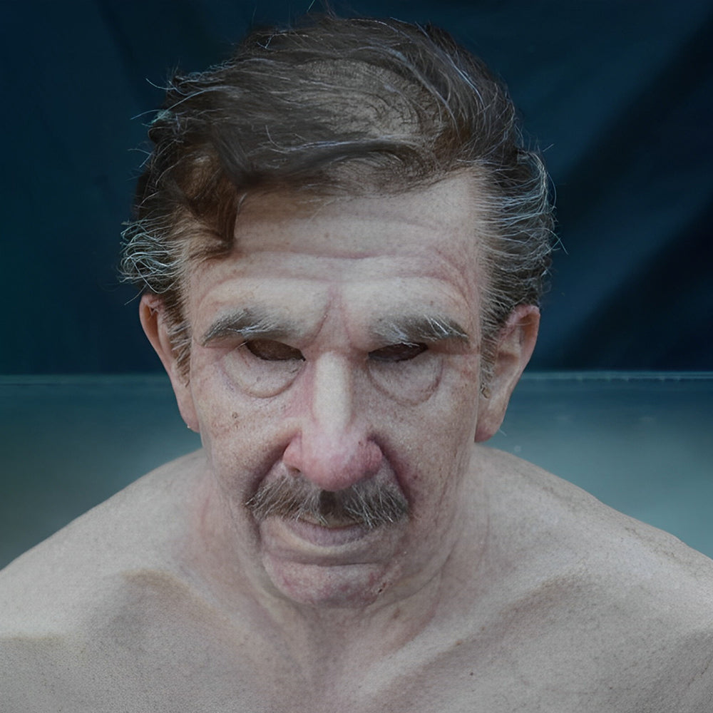 Realistic Old Man Mask – Halloween and Cosplay Latex Mask with Movable Mouth | Stornfield