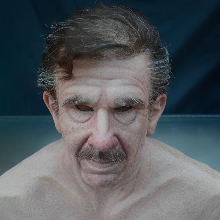 Realistic Old Man Mask – Halloween and Cosplay Latex Mask with Movable Mouth | Stornfield