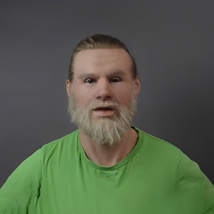 Realistic Old Man Mask – Halloween and Cosplay Latex Mask with Movable Mouth | Stornfield