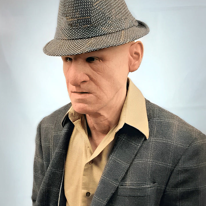 Realistic Old Man Mask – Halloween and Cosplay Latex Mask with Movable Mouth | Stornfield