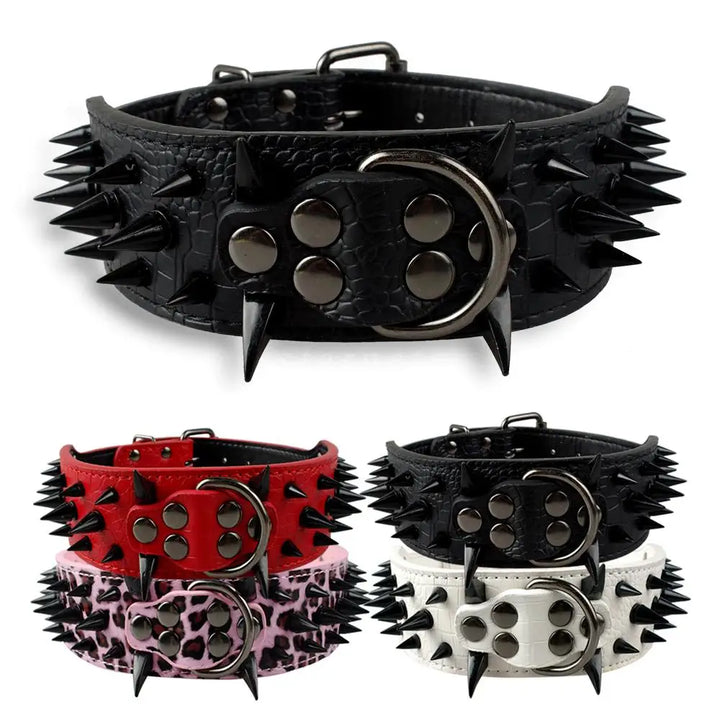 Stornfield Studded Dog Collar for Large Dogs