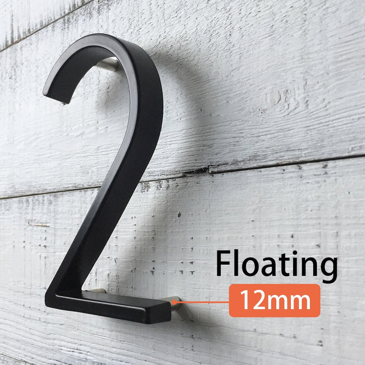 Stornfield | Large Modern Metal House Number Sign