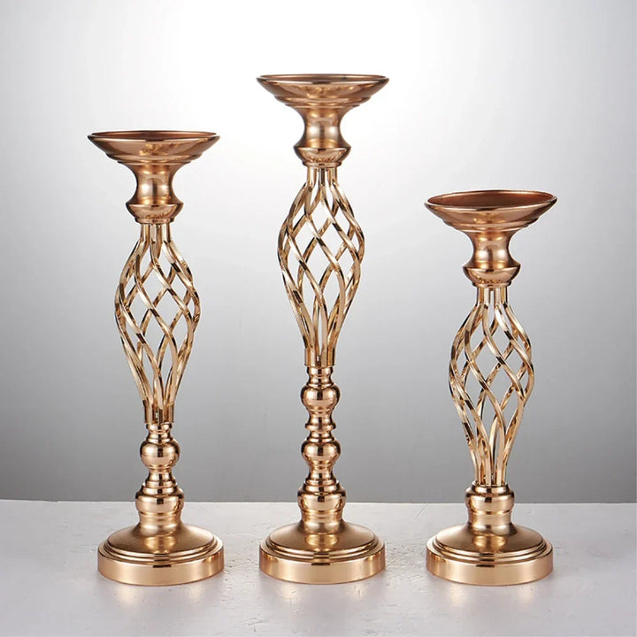 Stornfield | Elegant Candle Holder Set with Metal Stand