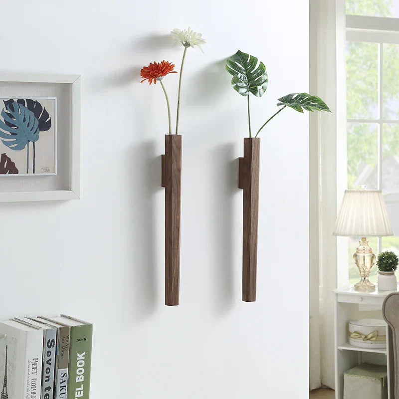 Stornfield | Handmade Solid Wood Wall Vase
