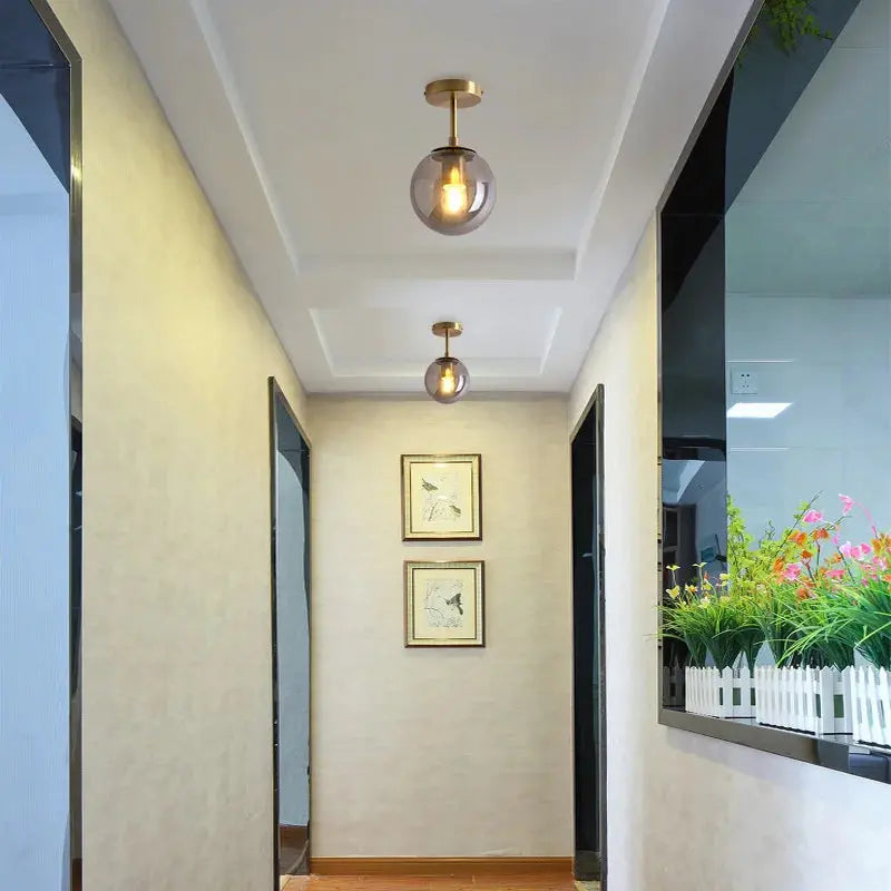 Stornfield | Elegant Ball Ceiling Light with LED Bulb for Your Chic Space