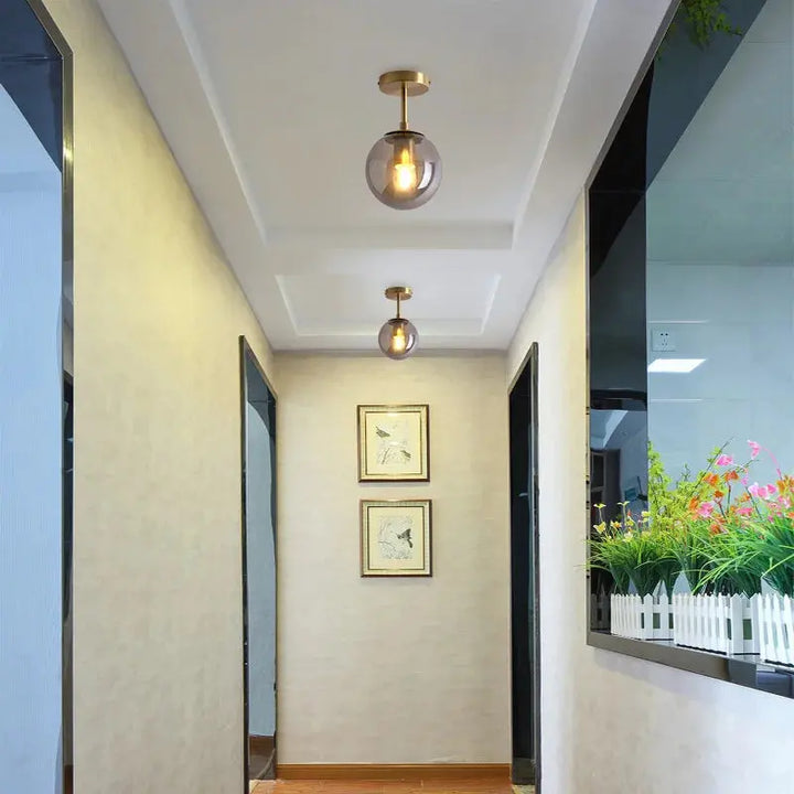 Stornfield | Elegant Ball Ceiling Light with LED Bulb for Your Chic Space