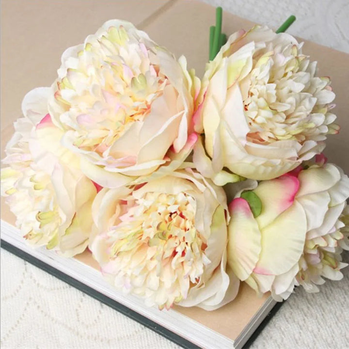 Stornfield | Large Peony Silk Flower Bouquet