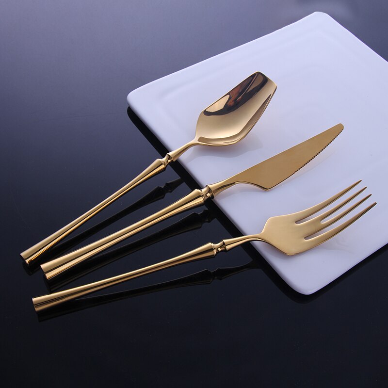 Gold Stainless Steel Cutlery Set | Stornfield