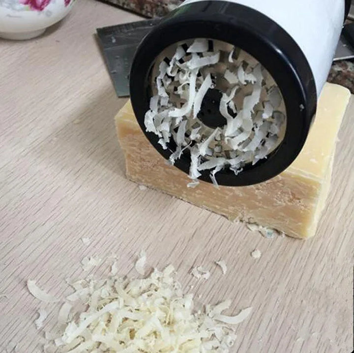 Stornfield | Stainless Steel Cheese Grater GRATEVO DuoCut | Including 2 Cutting Inserts | Robust Cheese Slicer & Vegetable Grater
