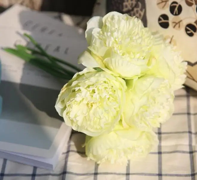 Stornfield | Large Peony Silk Flower Bouquet