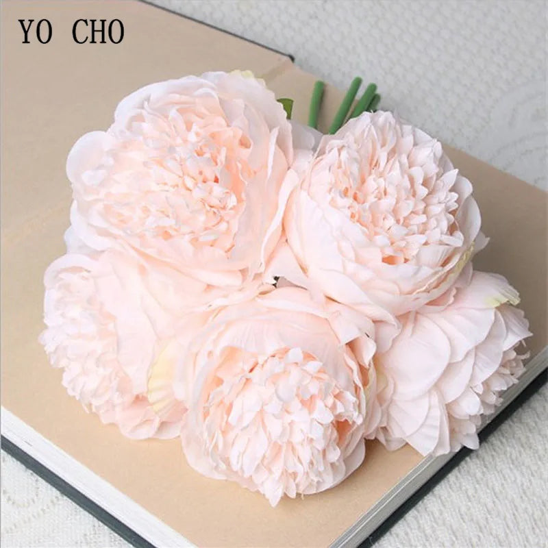 Stornfield | Large Peony Silk Flower Bouquet
