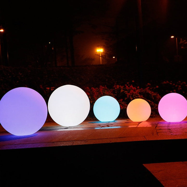 Stornfield | Waterproof Round LED Garden Light with 16 Colors and Remote Control - Perfect for Garden, Porch, and Parties