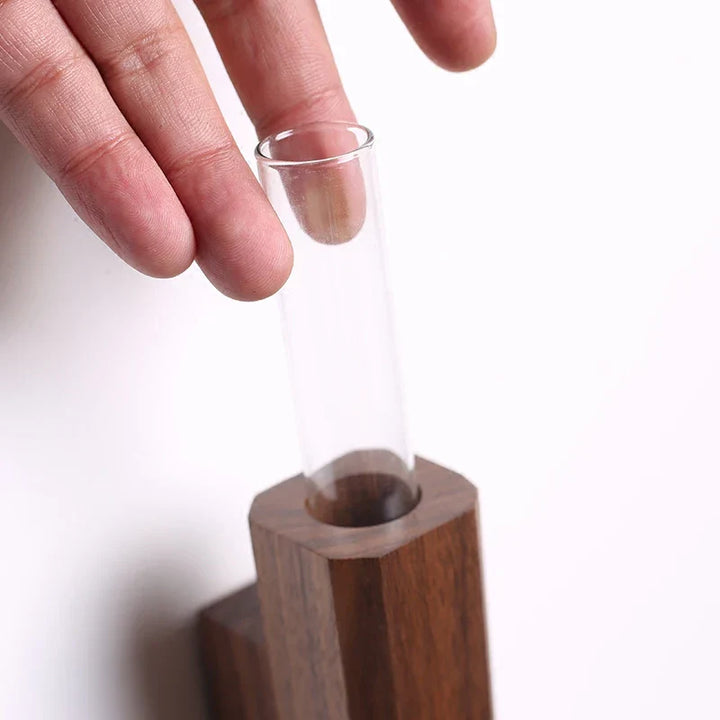 Stornfield | Handmade Solid Wood Wall Vase