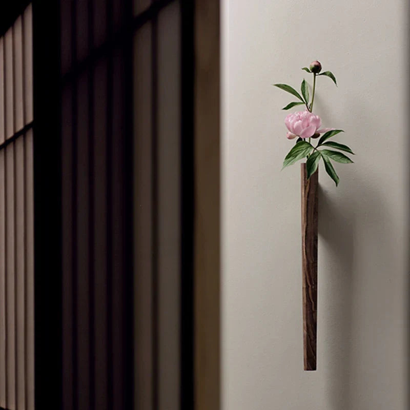Stornfield | Handmade Solid Wood Wall Vase