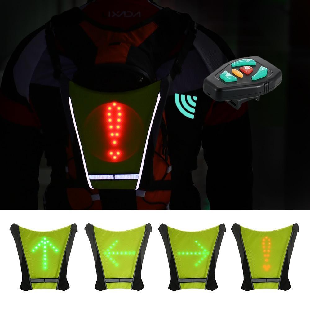 Stornfield | Turn Signal Cycling Reflective Safety LED Vest Cyclist Outdoor Waterproof