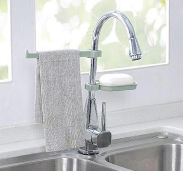 Sink Clip - Towel Rack & Soap Dish Attachment | Stornfield