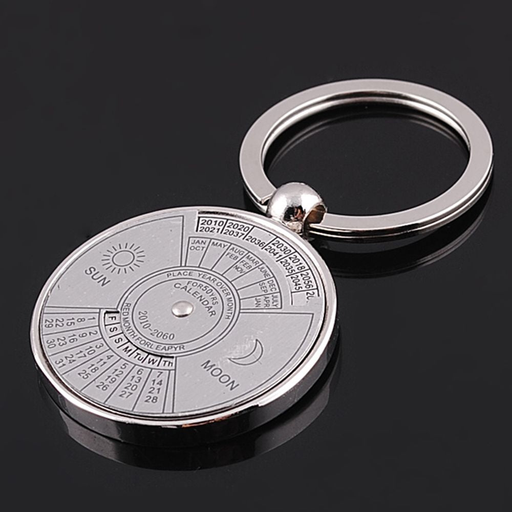 Creative Time Portal Mini Metal Calendar Keychain | Stornfield