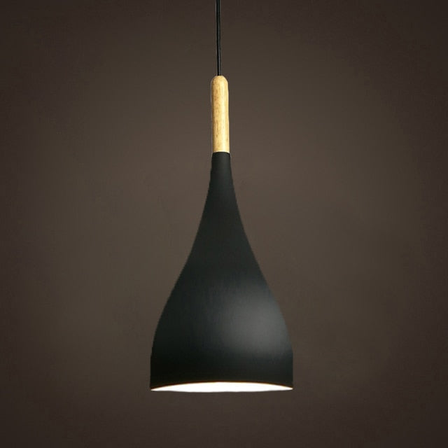 Stornfield | Talon - Modern Wooden Teardrop Pendant Light Scandinavian Ceiling Light