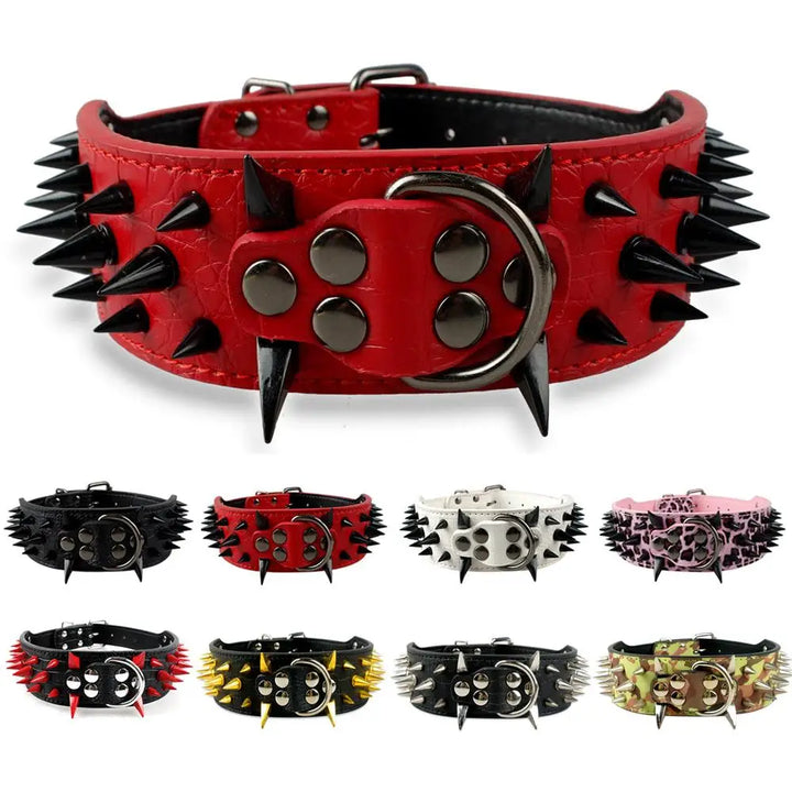 Stornfield Studded Dog Collar for Large Dogs