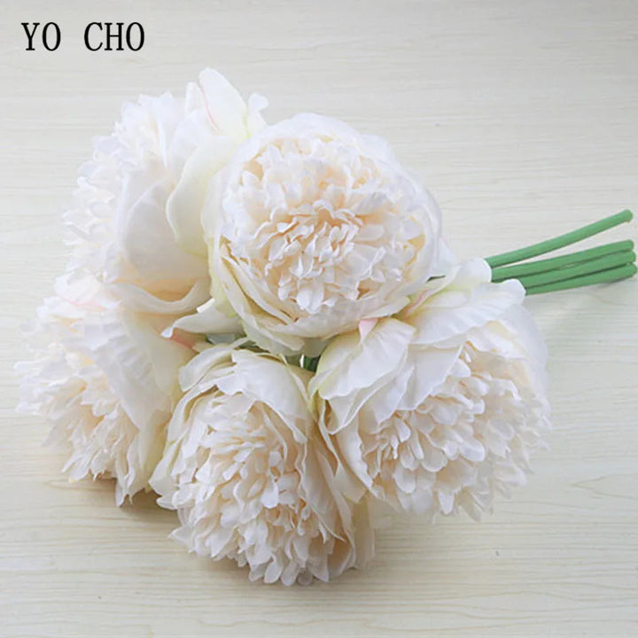 Stornfield | Large Peony Silk Flower Bouquet