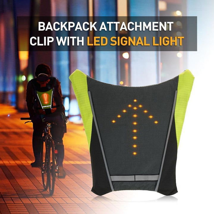 Stornfield | Turn Signal Cycling Reflective Safety LED Vest Cyclist Outdoor Waterproof
