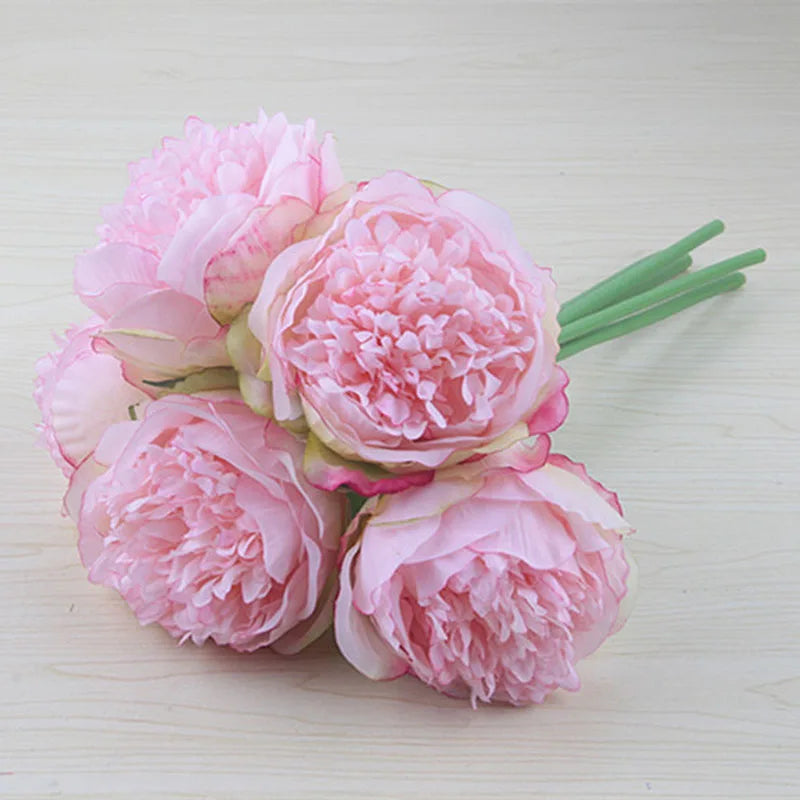 Stornfield | Large Peony Silk Flower Bouquet