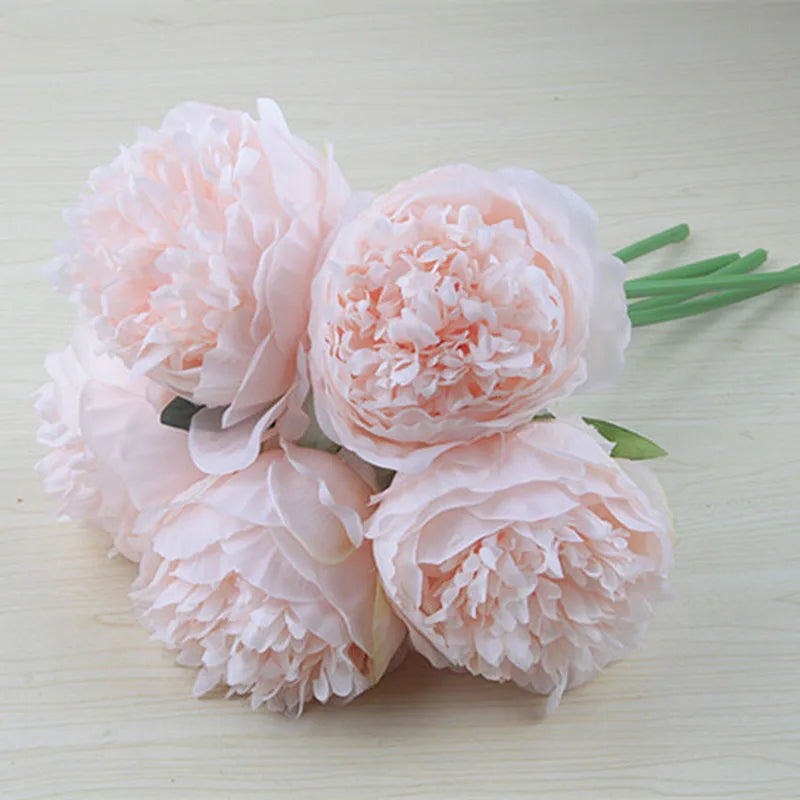 Stornfield | Large Peony Silk Flower Bouquet