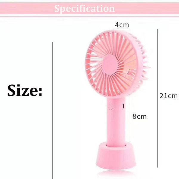 Mini Rechargeable Fan With a Stand | Stornfield
