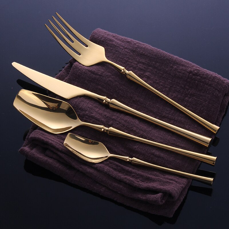 Gold Stainless Steel Cutlery Set | Stornfield