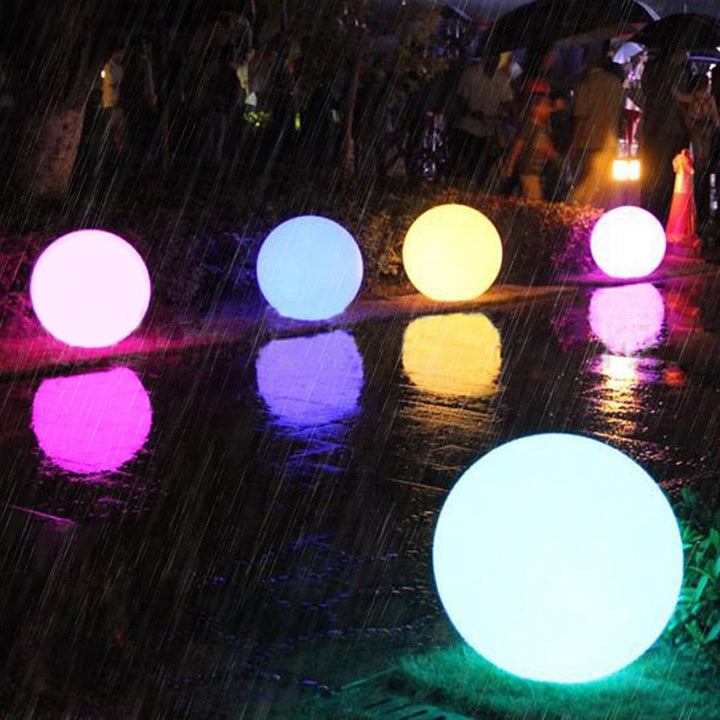 Stornfield | Waterproof Round LED Garden Light with 16 Colors and Remote Control - Perfect for Garden, Porch, and Parties