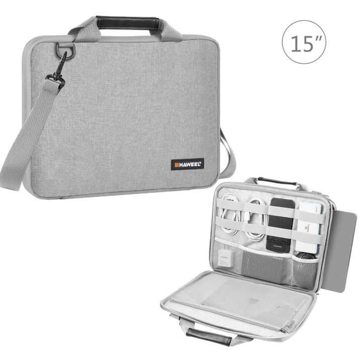 Stornfield | HAWEEL 14.0 inch - 16.0 inch Laptop Shoulder Bag Briefcase for MacBook, Lenovo ThinkPad, ASUS, HP (Grey)
