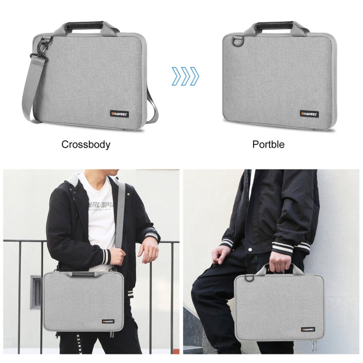 Stornfield | HAWEEL 14.0 inch - 16.0 inch Laptop Shoulder Bag Briefcase for MacBook, Lenovo ThinkPad, ASUS, HP (Grey)