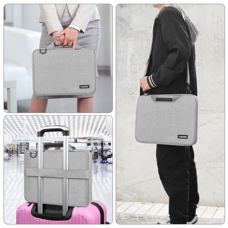 Stornfield | HAWEEL 14.0 inch - 16.0 inch Laptop Shoulder Bag Briefcase for MacBook, Lenovo ThinkPad, ASUS, HP (Grey)