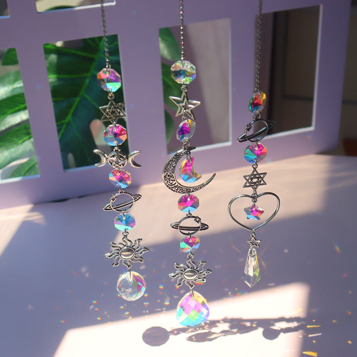 Dream Combo Symphony Crystal Wind Chime Moon Sun Catcher | Stornfield