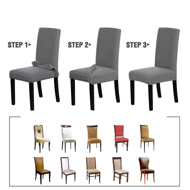 Stornfield | Chair Covers - Coverly - Stretch - Elegant (2-Pack)