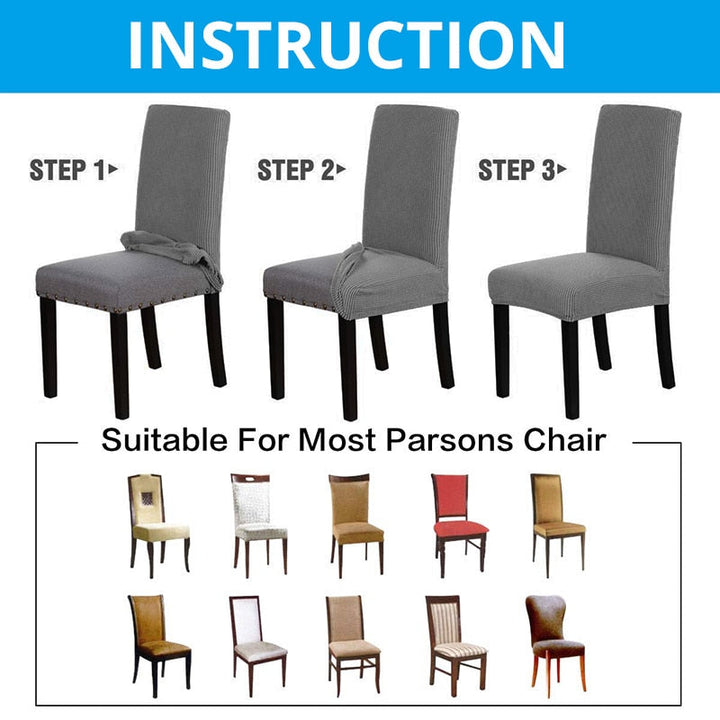 Elastic Dining Chair Covers | Stornfield