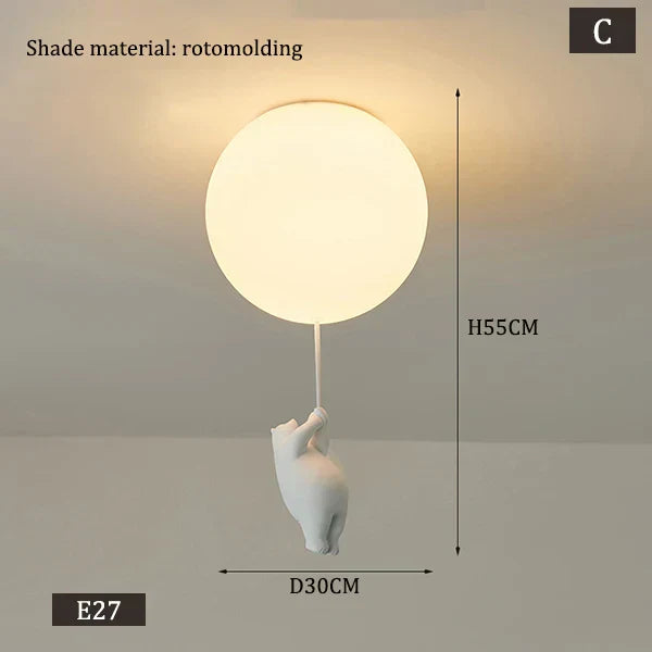 Stornfield | Hanging Bear Balloon Lamp
