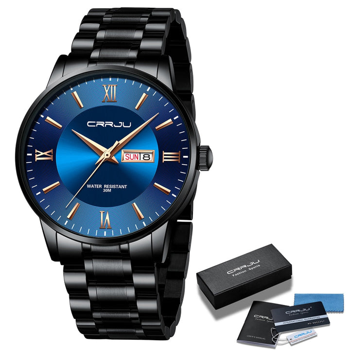 Stornfield | Men's Luxury Waterproof Sports Watch – Stainless Steel Quartz Chronograph
