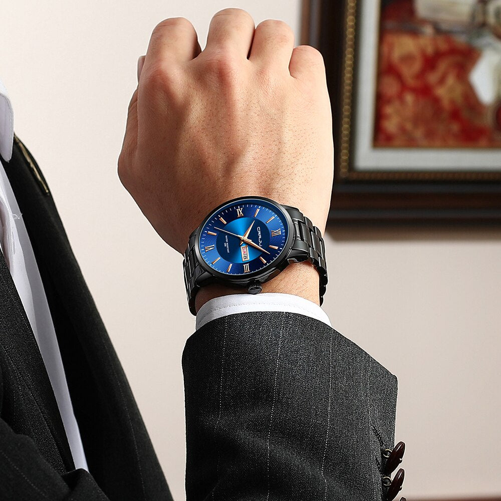 Stornfield | Men's Luxury Waterproof Sports Watch – Stainless Steel Quartz Chronograph