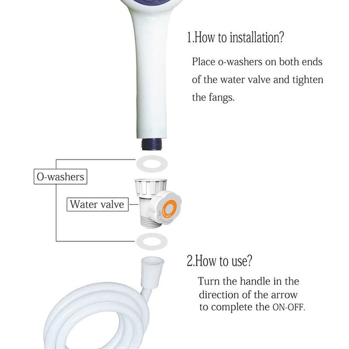 Portable Electric Outdoor Camping Shower Set | Stornfield