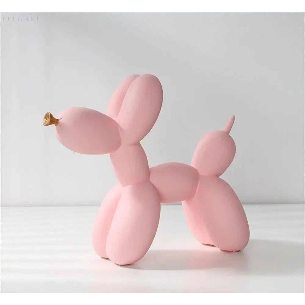 Haku - Balloon dog figure with golden snout | Stornfield